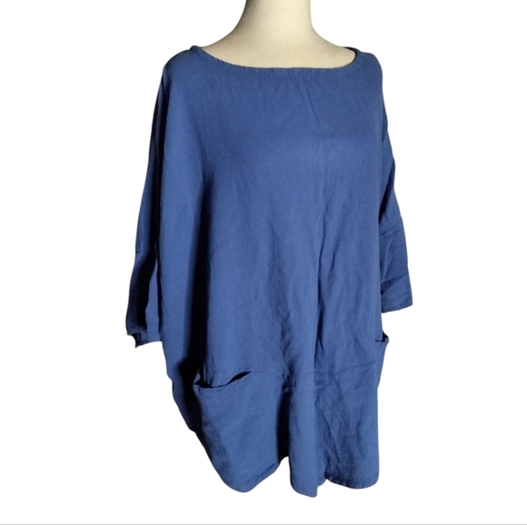 Oh My Gauze! Oversized Kitty Top In Lily Size XL Lagom Cotton - Picture 4 of 10